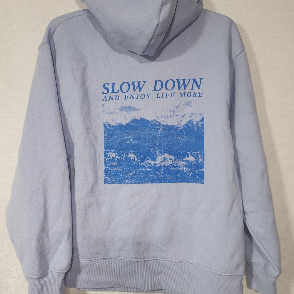 Wild fable ''slow down and enjoy life more'' Women's XXS Faded hoodie